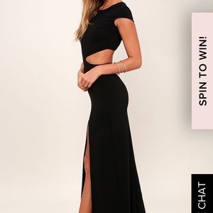 Lulus cutout maxi dress